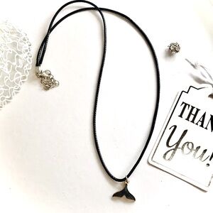 Necklace with Whale Tail Pendant